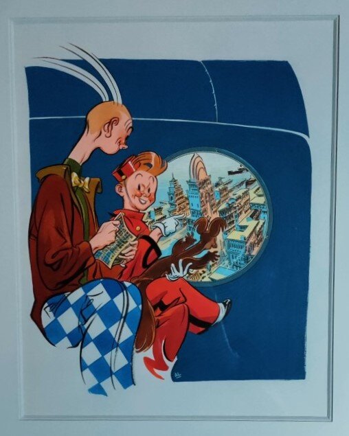 Severin - illustration Spirou - Illustration originale