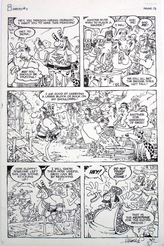 Groo #11 Pg.13 by Sergio Aragonés - Comic Strip