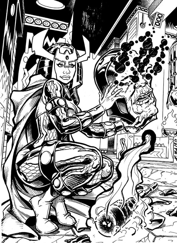 For sale - Big BARDA - Original Illustration