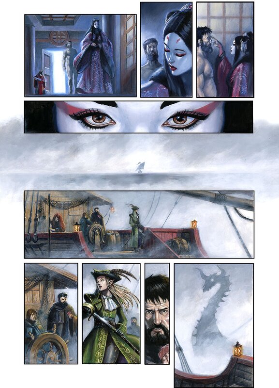 En vente - Sébastien Grenier, Cathedrale des Abymes T4 page 7 - Planche originale