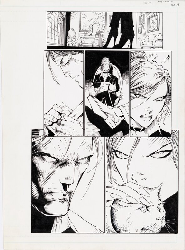 Marc Silvestri, John Livesay, The Darkness #11 p14 - Planche originale