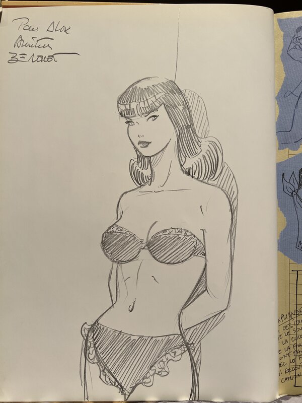 Pin-Up by Philippe Berthet - Sketch
