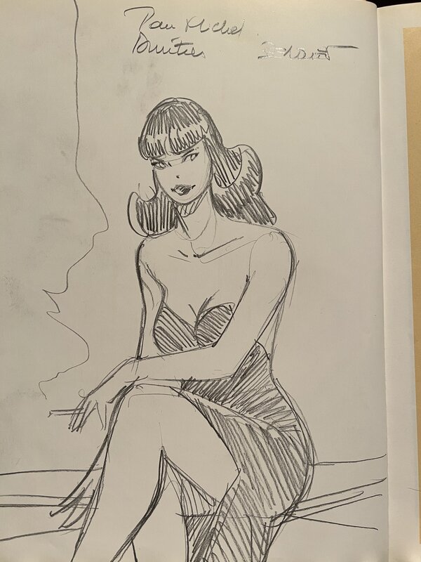Pin-Up by Philippe Berthet - Sketch