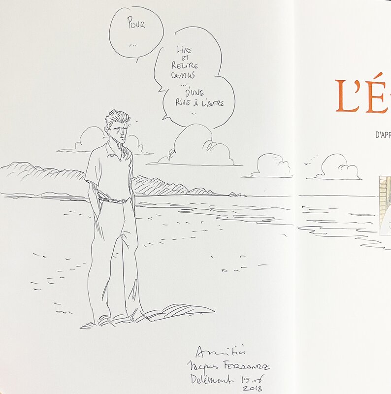 L'Étranger by Jacques Ferrandez - Sketch