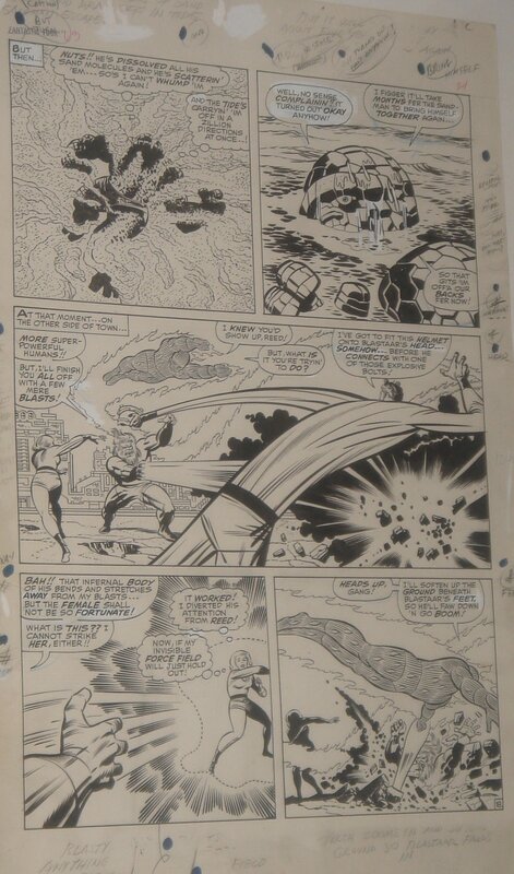 Jack Kirby, Joe Sinnott, Stan Lee, The Fantastic Four # 63 p 18 - Comic Strip
