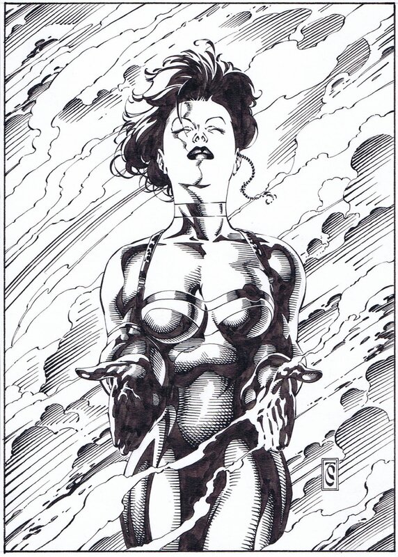 Travis Charest, Tom McWeeney, Wildstorm Set I #38 : Rainmaker - Illustration originale