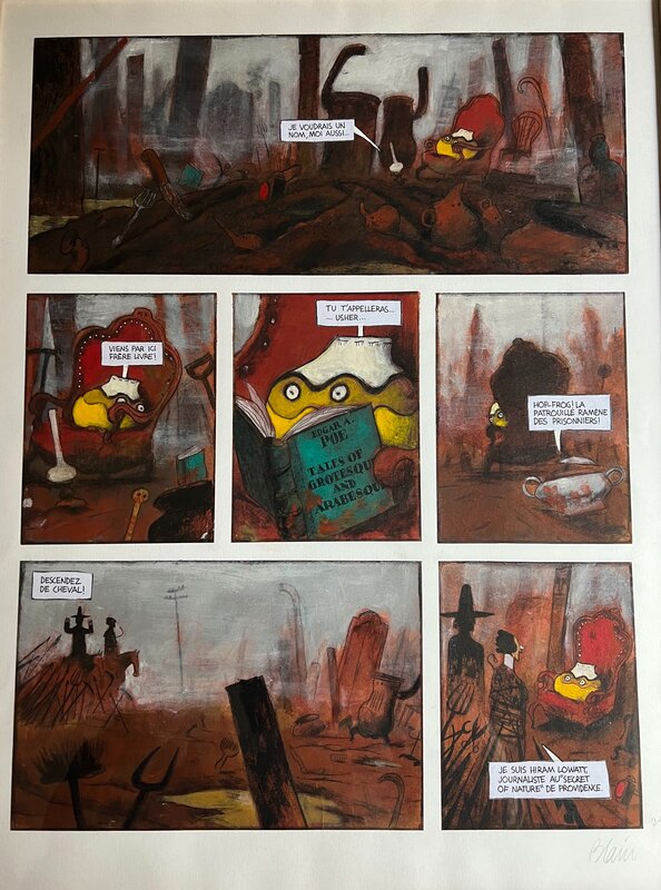 Christophe Blain, La révolte de Hop Frog, pl.31 - Planche originale