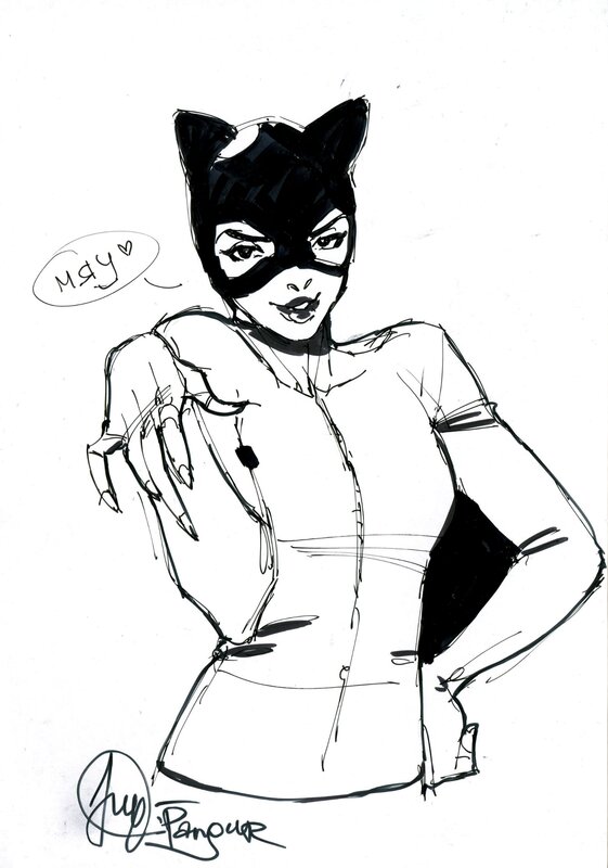 Catwoman by Nina Vakueva - Dédicace