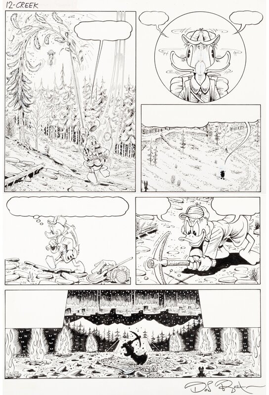 Don Rosa, 8 - Le prospecteur de la Vallée de l’Agonie Blanche - P12 - Comic Strip