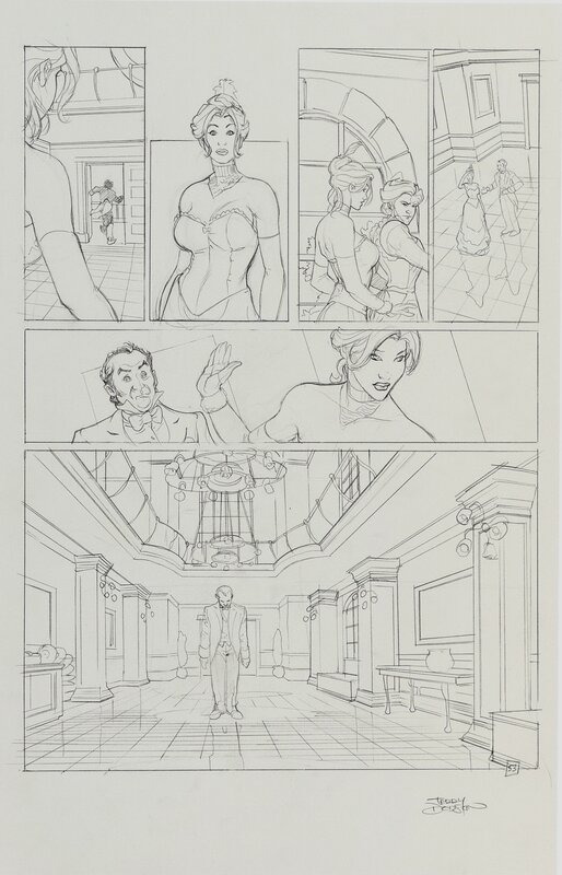 Terry Dodson, Songes T1 Page 53 (Coraline) - Comic Strip