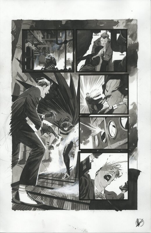 Matteo Scalera, Sean Murphy, Katana Collins, Dave Stewart, Batman : White Knight presents Harley Quinn #4 P06 - Planche originale