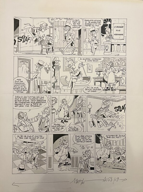 Jean Rytouceul par Jean Chakir, Guy Hempay - Planche originale