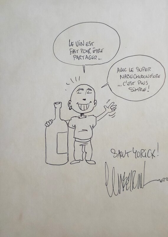 Eric Corbeyran, Châteaux Bordeaux T.8 Le négociant - Dédicace