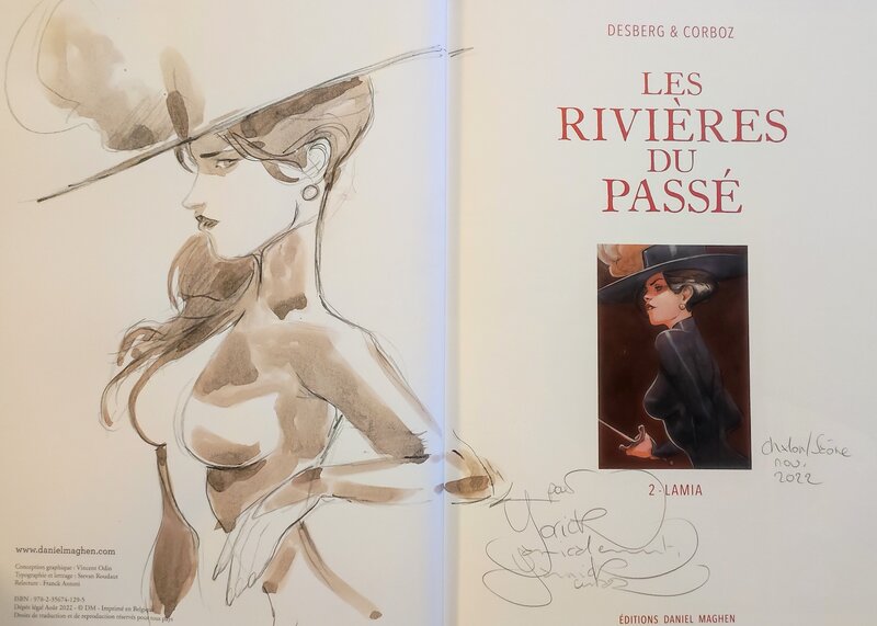 Yannick Corboz, Les rivières du passé T.2 Lamia - Dédicace
