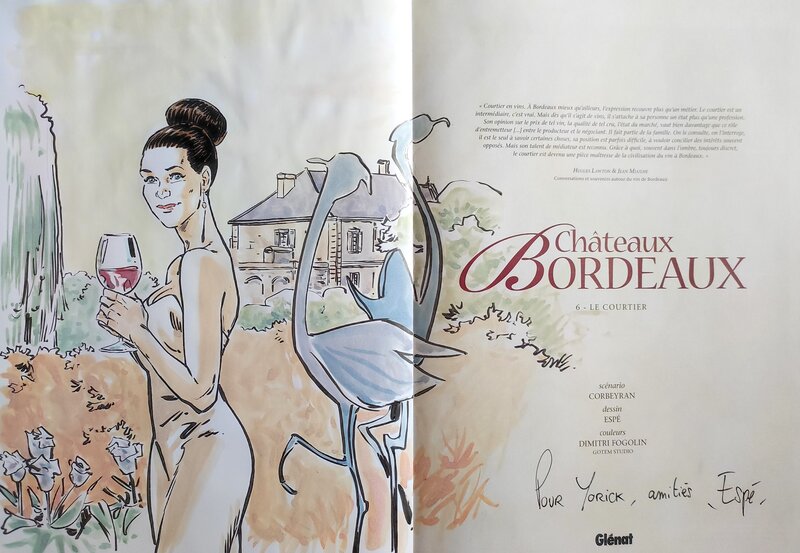 Espé, Châteaux Bordeaux T.6 Le courtier - Dédicace