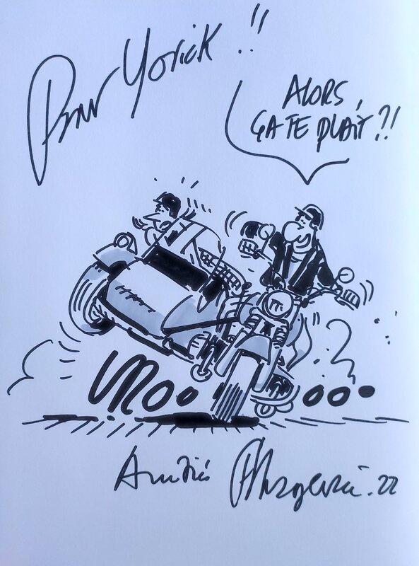 Frank Margerin, Je veux une Harley T.4 Harleyluia! - Dédicace