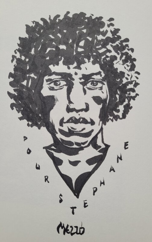 Mezzo, Jimi Hendrix - Kiss the sky - Sketch