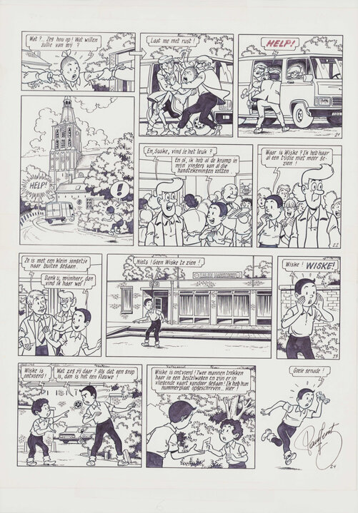 Paul Geerts | 1993 | De gulden harpoen - Planche originale