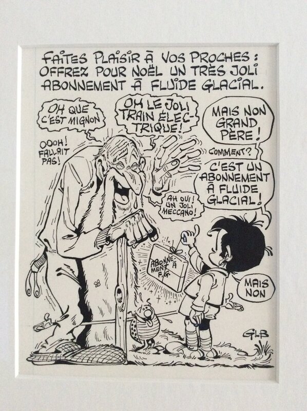 Gotlib, Rubrique abonnement Fluide Glacial - Comic Strip