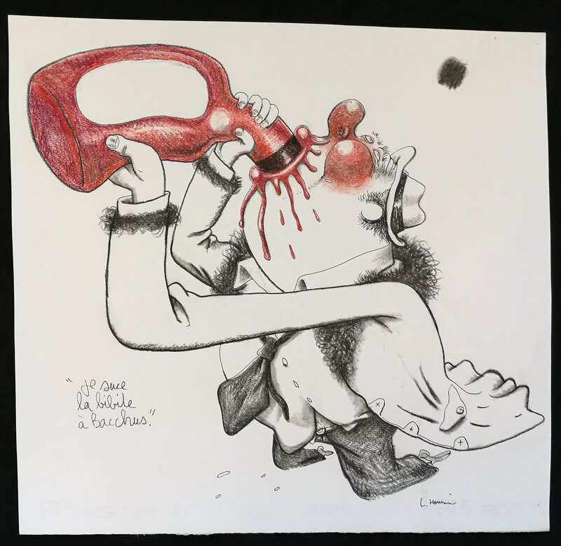 For sale - Tu t'es vu quand... by Laurent Houssin - Original Illustration
