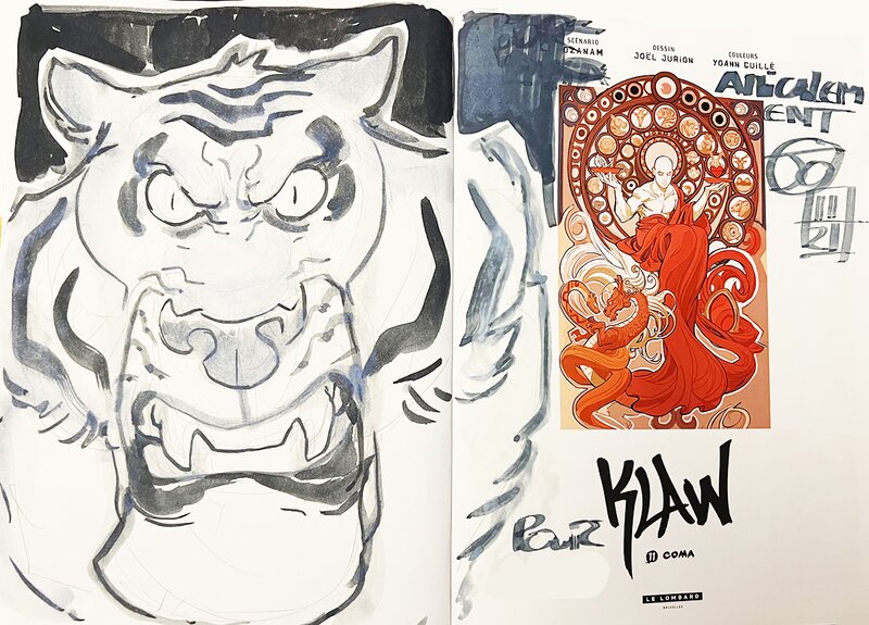 Klaw (tome 11) by Joël Jurion, Antoine Ozanam - Sketch
