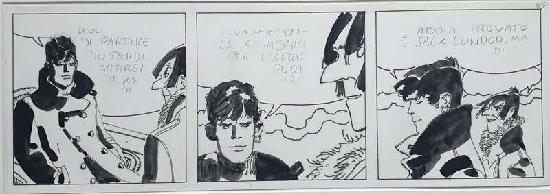Hugo Pratt, 1981 - La jeunesse de Corto - Planche originale