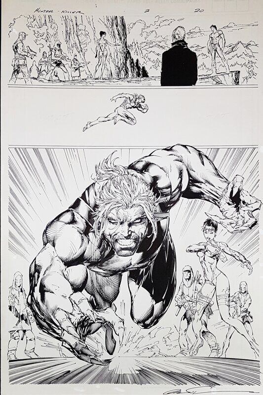 Marc Silvestri, Joe Weems, Hunter-Killer T2 P20 - Planche originale