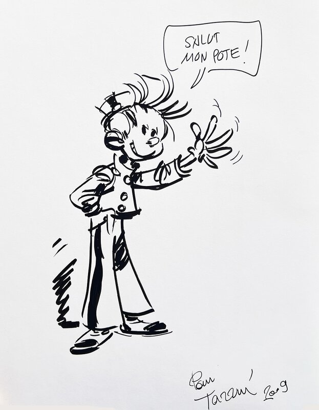 Fabrice Tarrin, Yann, Spirou et  le tombeau de Champignac - Dédicace