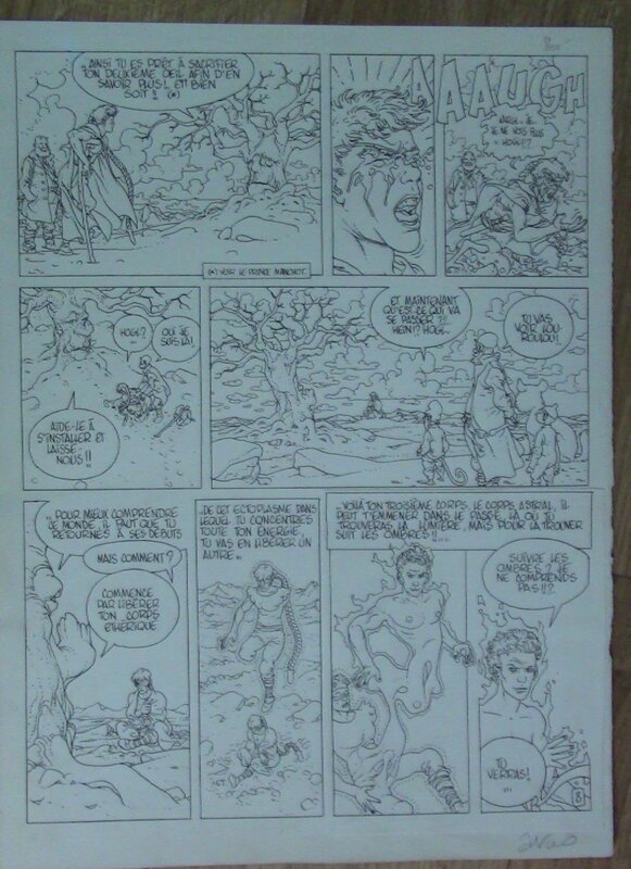 Alef THAU par Arno - Planche originale