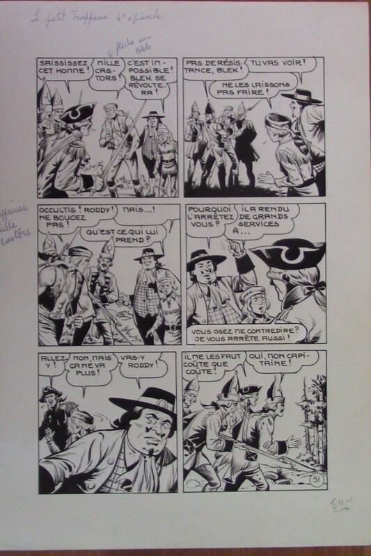 EsseGesse, Blek LE ROC PETIT TRAPPEUR 4E EPISODE - Comic Strip
