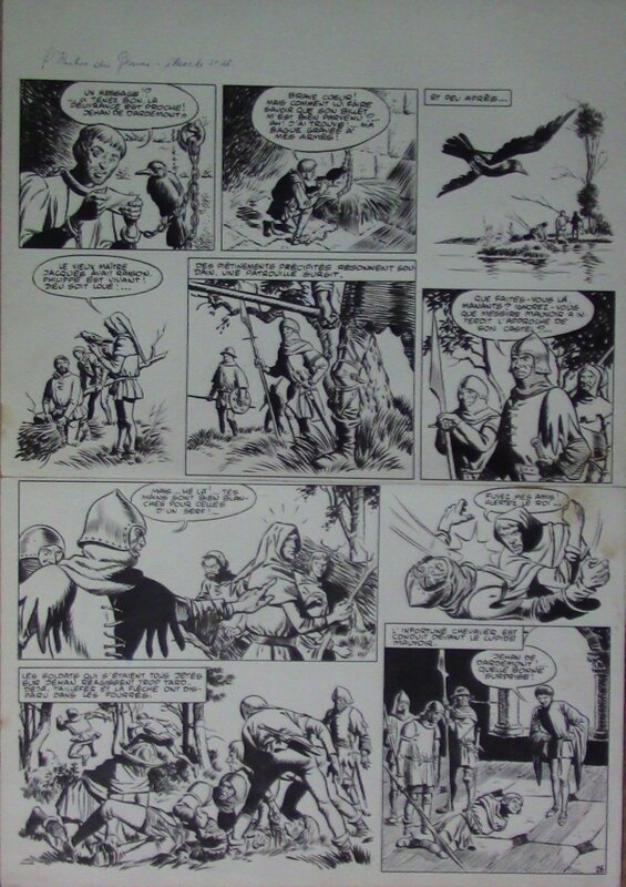 Fred & Liliane Funcken, Chevalier BLANC OMBRE DU GLAIVE PAGE 26 - Comic Strip