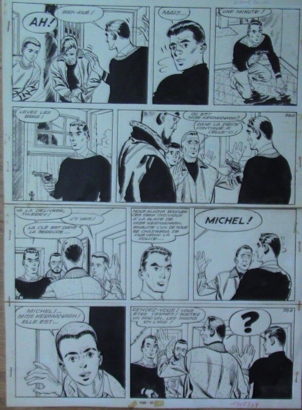 Michel ET THIERRY par Arthur Piroton - Planche originale