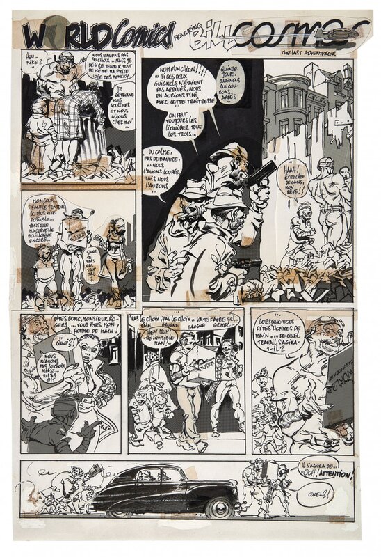 Severin - Bill Cosmos the last adventurer - Planche originale