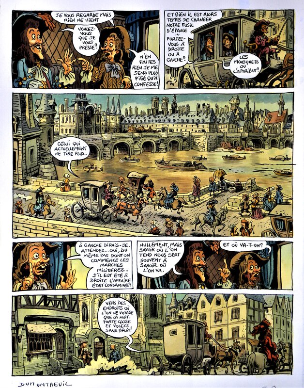 For sale - » L’Impudence des chiens » – Planche originale n° 28 – Nicolas Dumontheuil - Comic Strip