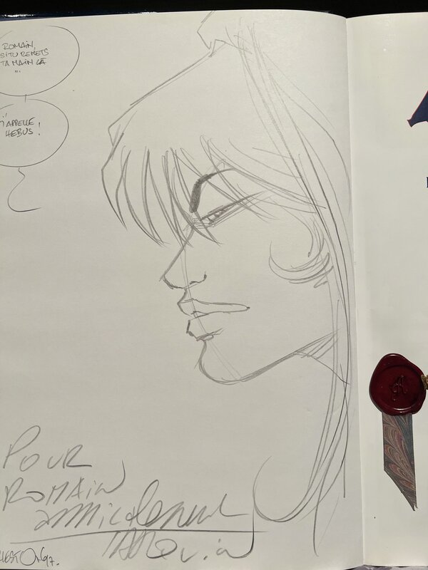 Lanfeust de Troy by Didier Tarquin, Scotch Arleston - Sketch