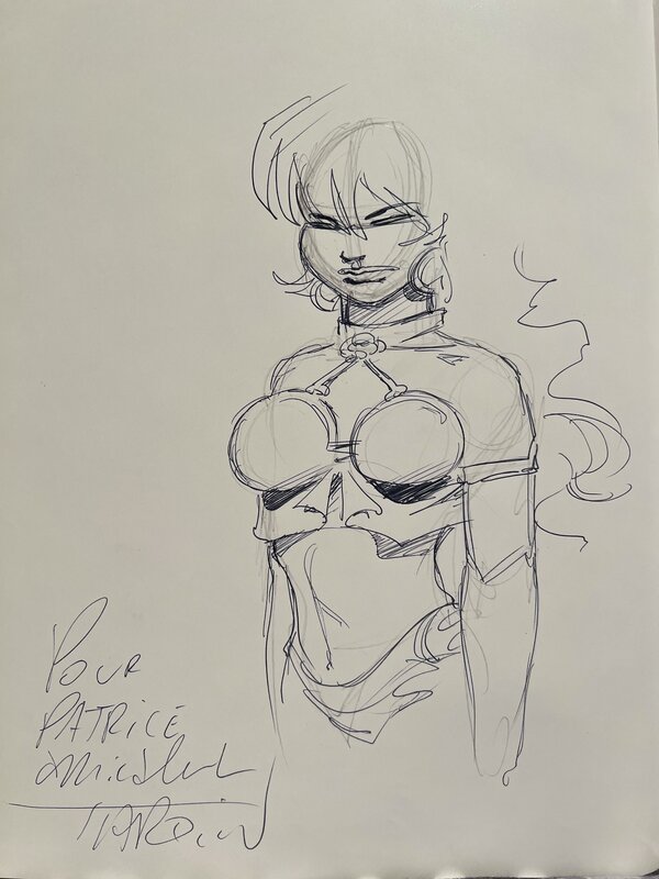 Lanfeust de Troy by Didier Tarquin - Sketch