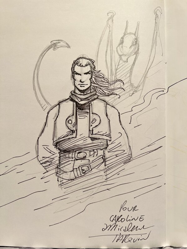 Lanfeust de Troy by Didier Tarquin - Sketch