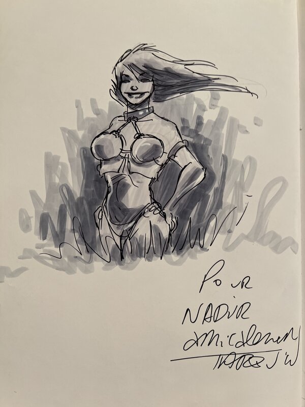 Lanfeust de Troy by Didier Tarquin - Sketch