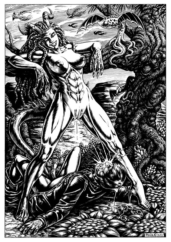 Mondo Congo Pin Up par Raúlo Cáceres - Illustration originale