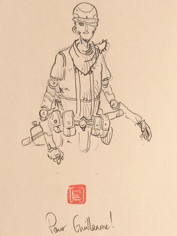 Mathieu Bablet, Carbone & Silicium, Canal BD - Sketch