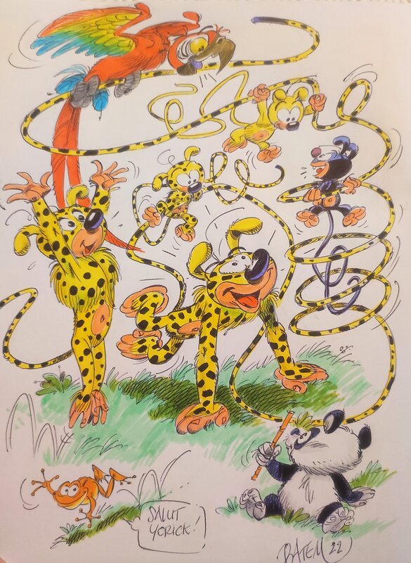 Batem, Marsupilami-T.17 L'orchidée des Chahutas - Sketch
