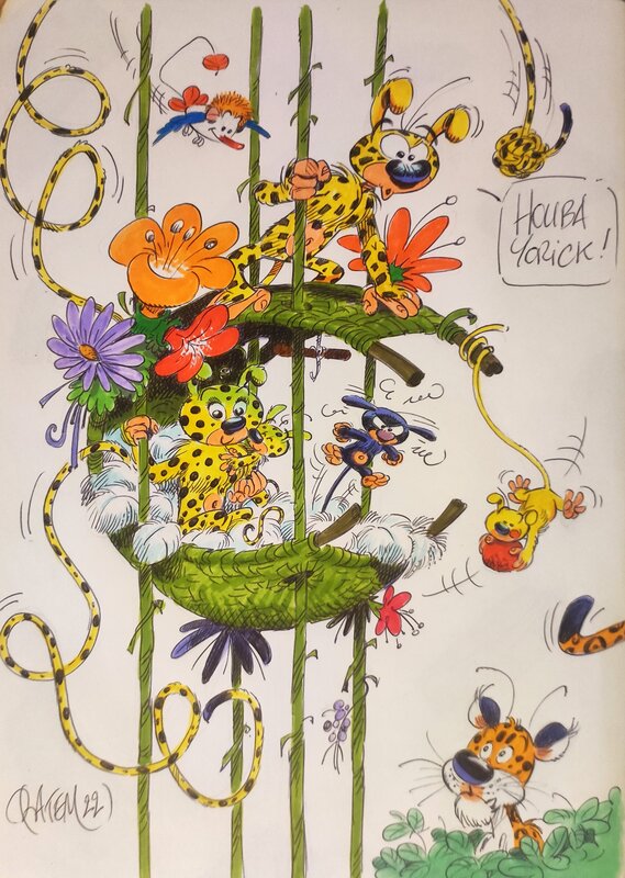 Batem, Marsupilami -T-20 Viva Palombia! - Sketch