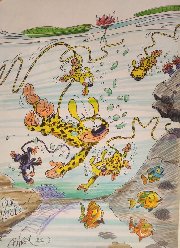 Batem, Marsupilami-T.5 Baby Prinz - Sketch