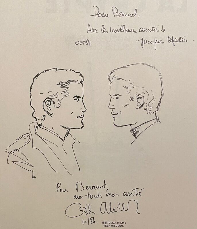 Jacques Martin, Gilles Chaillet, Double dédicace de Martin et Chaillet - Sketch