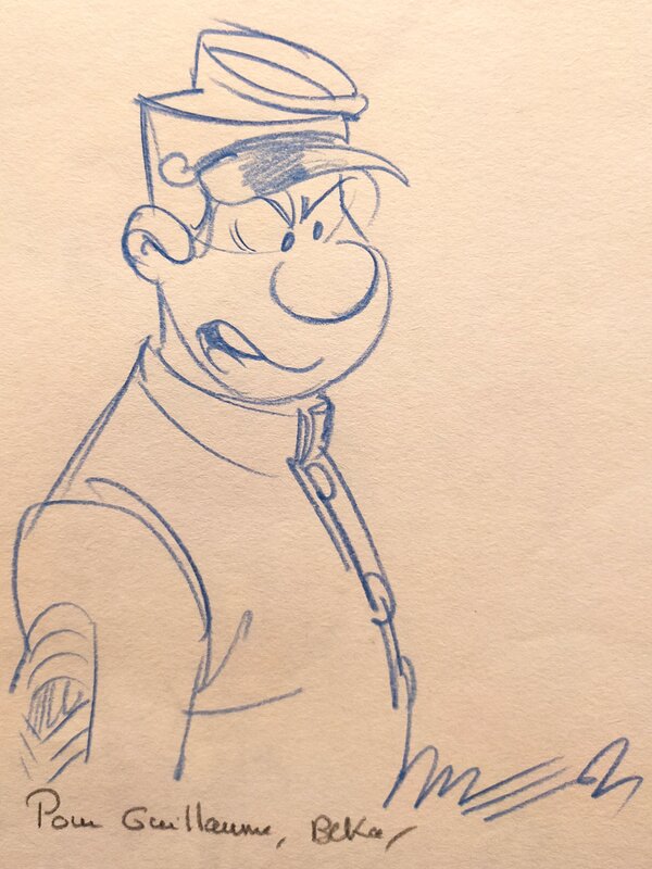 Jose Luis Munuera, Tuniques Bleues, Chesterfield - Sketch