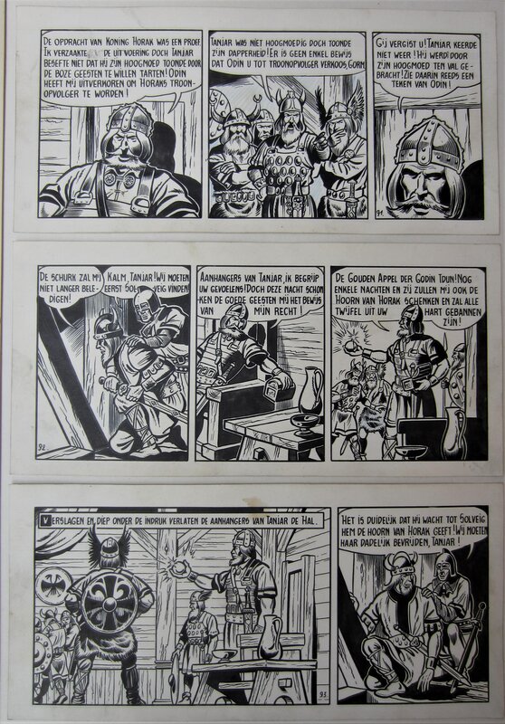 Willy Vandersteen, Karel Verschuere, De Rode Ridder - De hoorn van Horak - Comic Strip