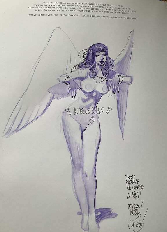 Encore un ange by Vince - Sketch
