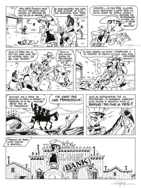 Gil Formosa, Moriss, Lucky Luke - Hommage à Morris - Comic Strip