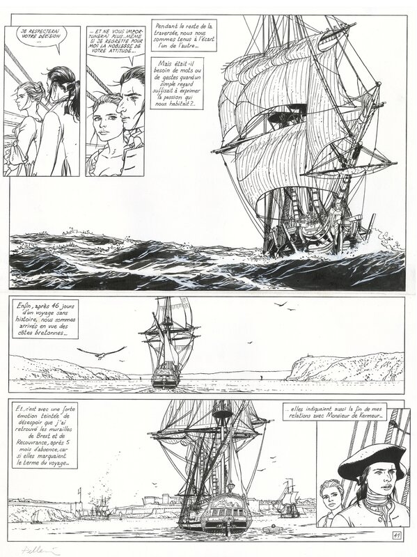 Patrice Pellerin, L’Épervier - Tome 6, planche 41 - Ma favorite - Planche originale