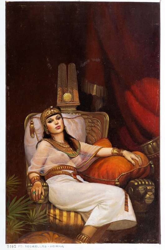 Cléopâtre by Vicente Segrelles - Original Illustration